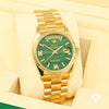 Montre Rolex | Homme President Day - Date 36mm - Malachite Or Jaune