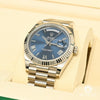 Montre Rolex | Homme President Day - Date 40mm - Bleu Or Blanc