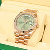 Montre Rolex | Homme President Day - Date 40mm - Olive Rose Gold Or