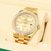 Montre Rolex | Homme President Day - Date 41mm - Factory Baguette Or Jaune