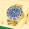 Rolex watch | Rolex Submariner Men&#39;s Watch 40mm - 2 Tone Blue Sapphire Gold 2 Tone