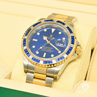 Rolex Submariner 40mm - 2 Tons Bleu Saphir - Or 2 Tons