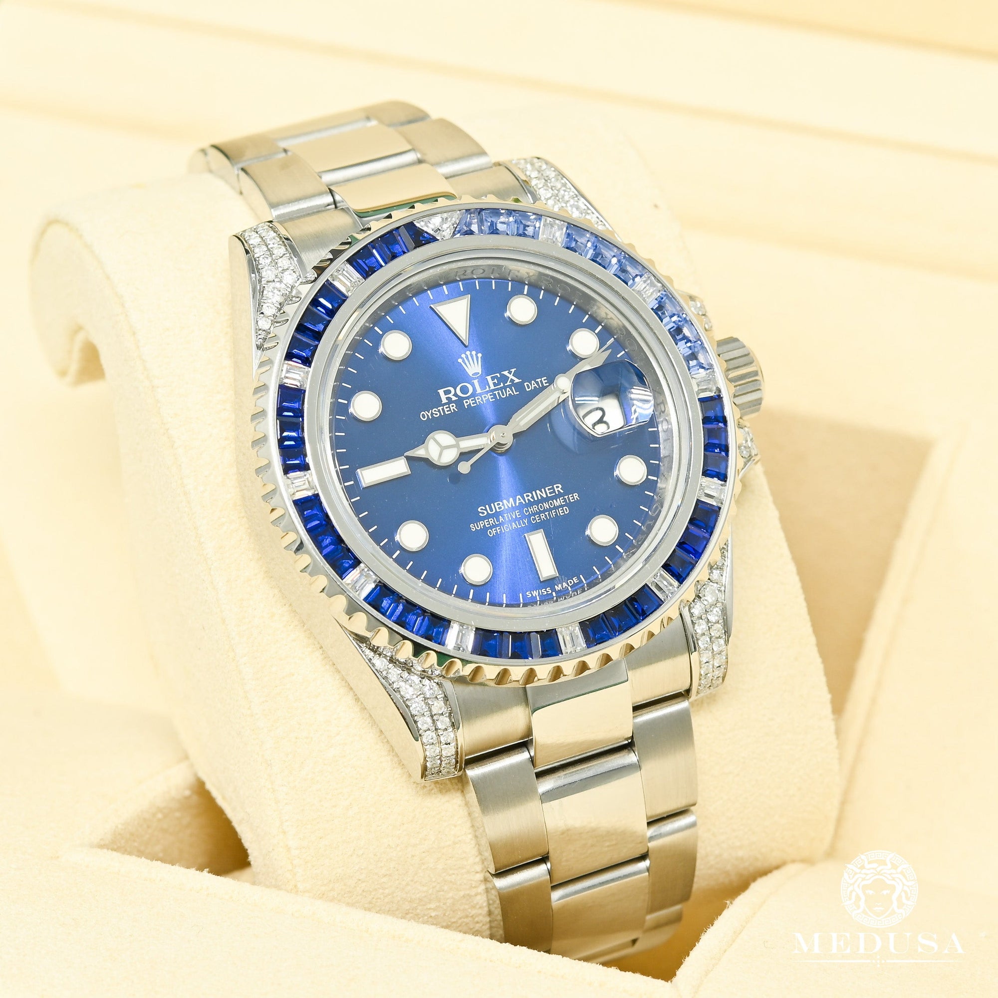 Rolex submariner blue diamond bezel Clearance