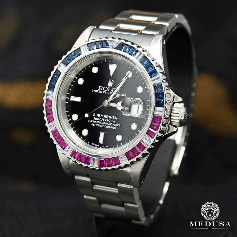Rolex watch | Rolex Submariner 40mm Men&#39;s Watch - Pepsi Sapphire &amp; Ruby Stainless