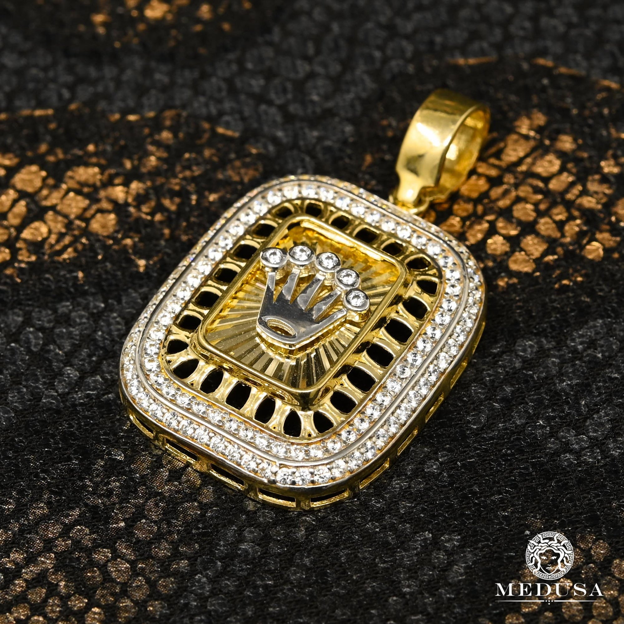 10K Gold Pendant | Pendant Miscellaneous Rolly X6 Gold 2 Tones