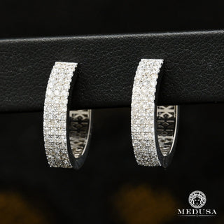 Round D8 - Diamant - Or Blanc / 20mm