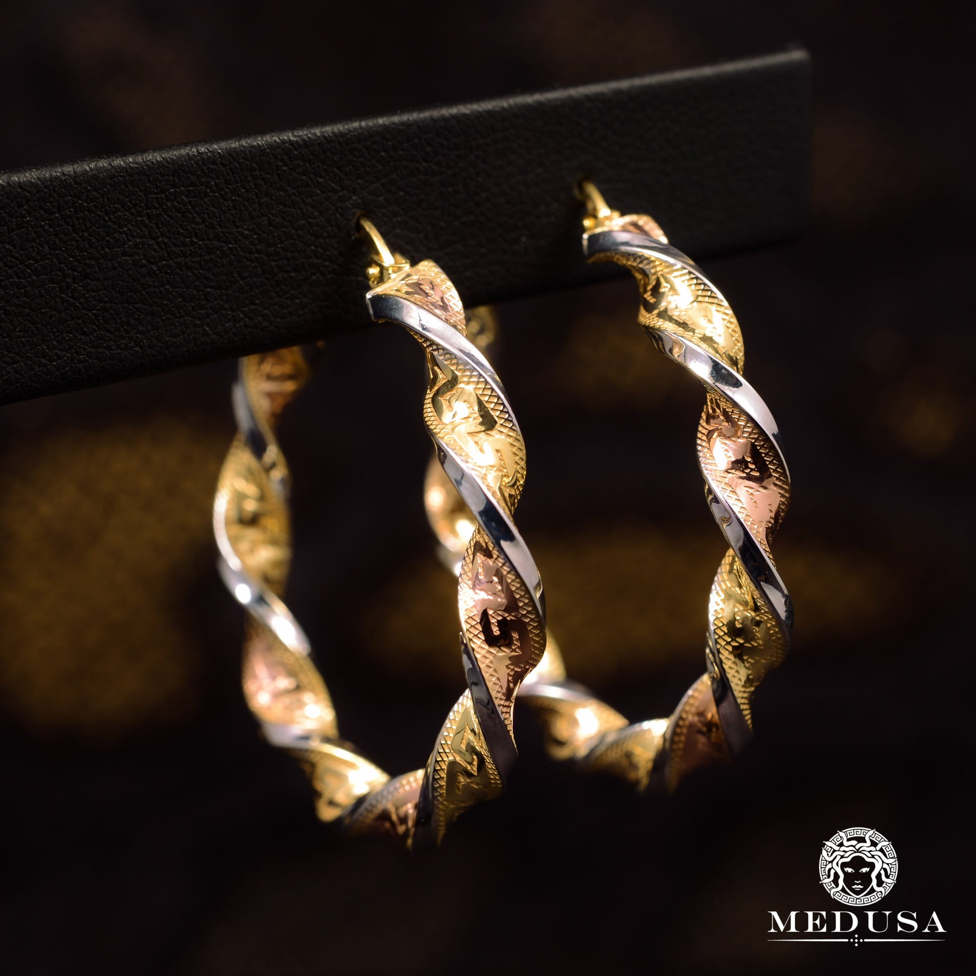 Anneaux en Or 10K | Boucles d’Oreilles Round F10