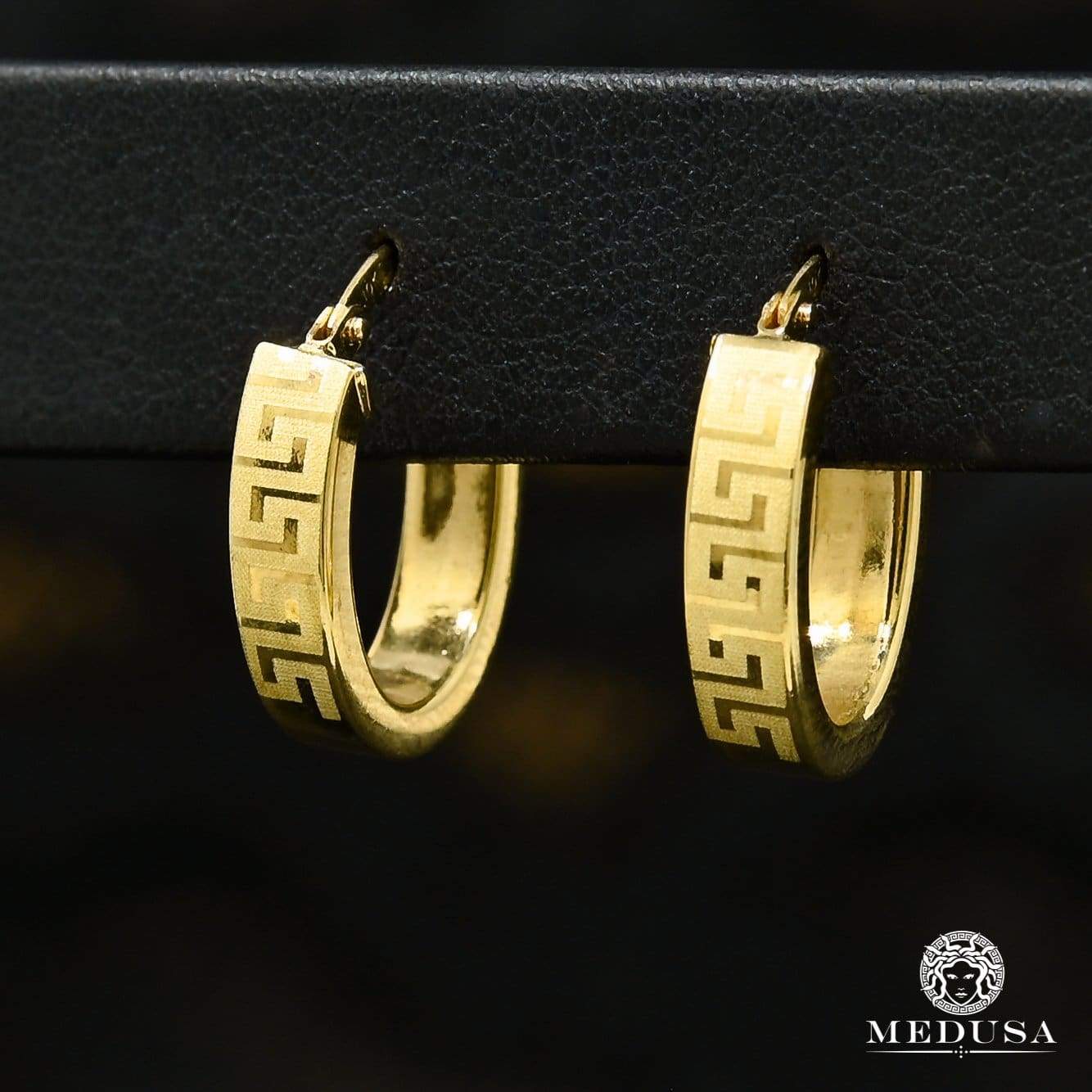 10K Gold Rings | Round F25 Yellow Gold Earrings