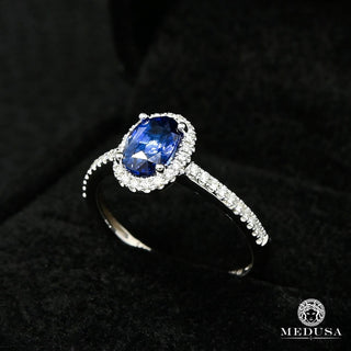 Sapphire D1 - Diamond  - White Gold