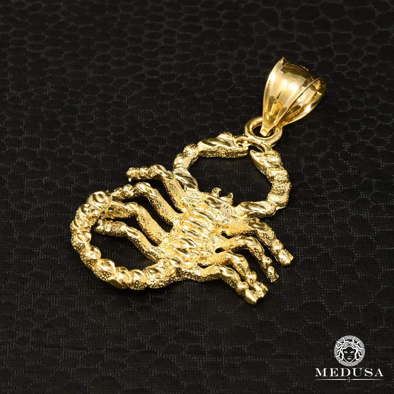 10K Gold Pendant | Yellow Gold Divers Scorpion X1 Pendant