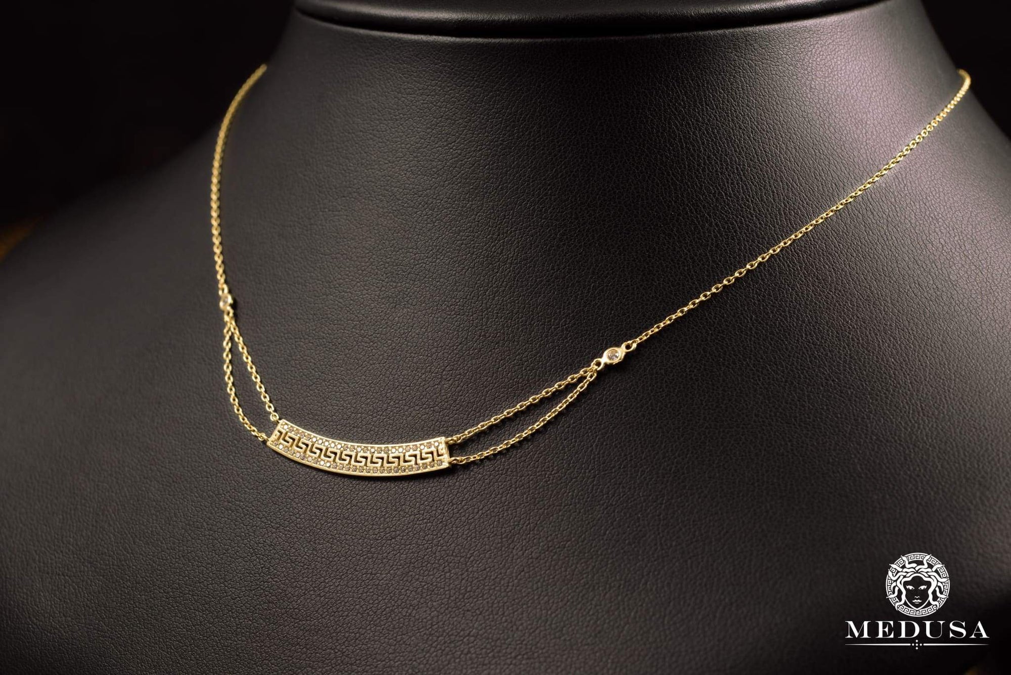 10K Gold Necklace | Women's Necklace Slight X1 Yellow Gold