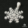 Pendentif à Diamants en Or 10K | Pendentif Divers Snowflake D2 - Diamant Or Blanc