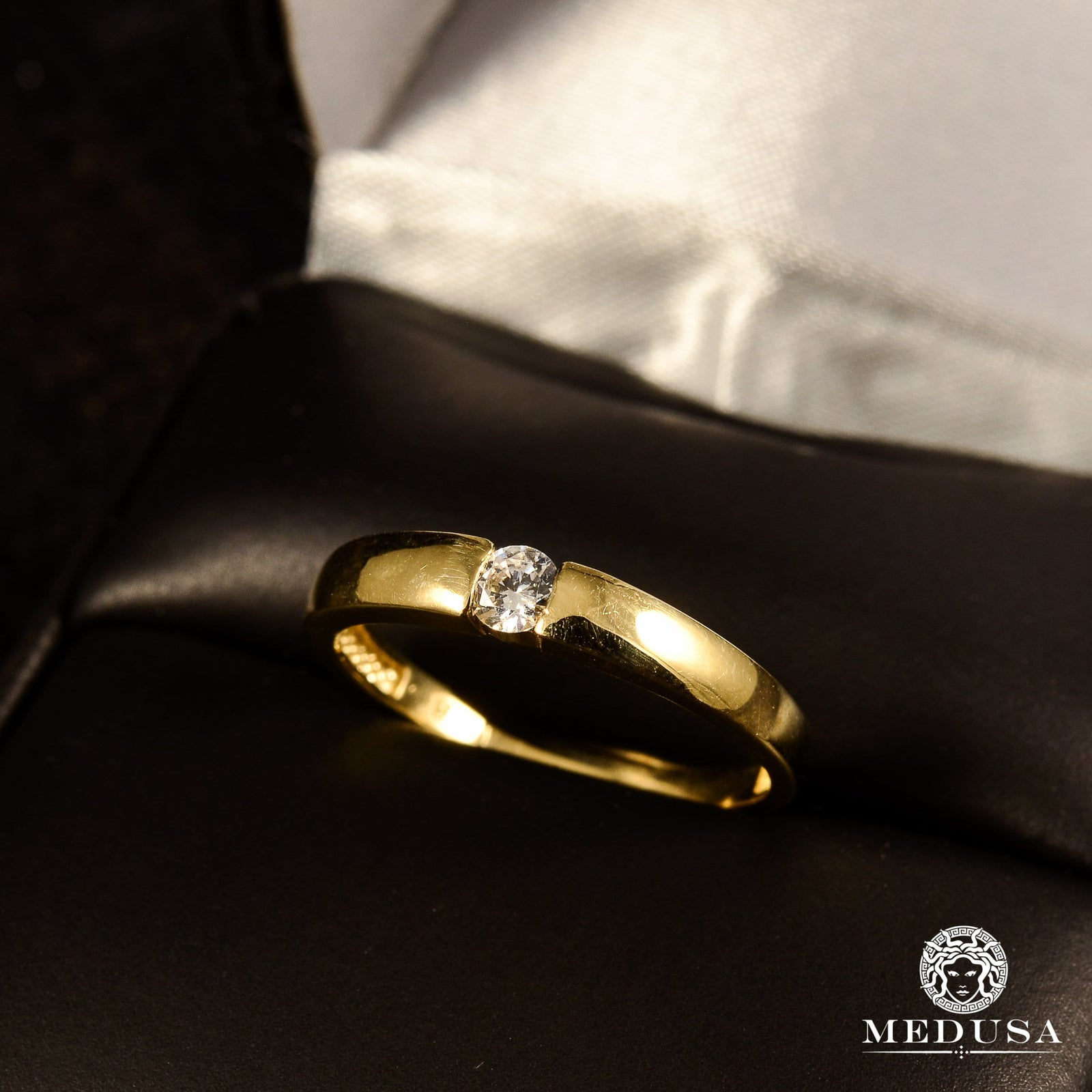 14K Gold Diamond Ring | Solitaire Engagement Ring F13 - MA0763