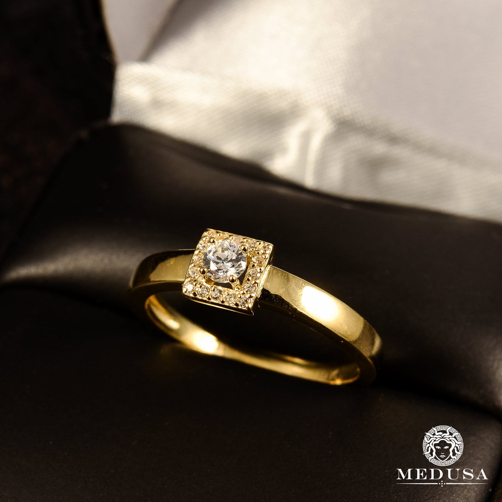 14K Gold Diamond Ring | Solitaire Engagement Ring F17 - MA0799