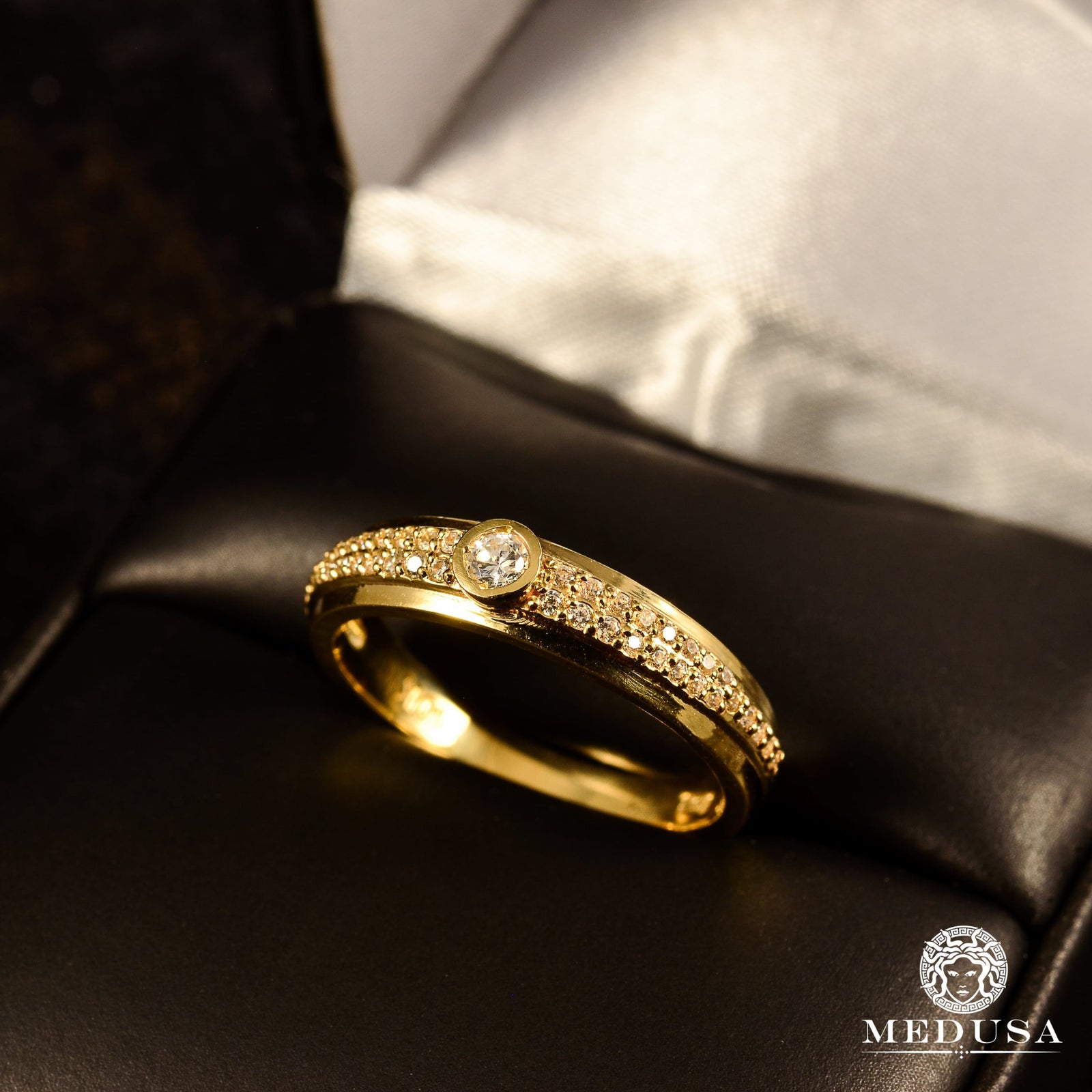 14K Gold Diamond Ring | F20 Solitaire Engagement Ring - MA0802