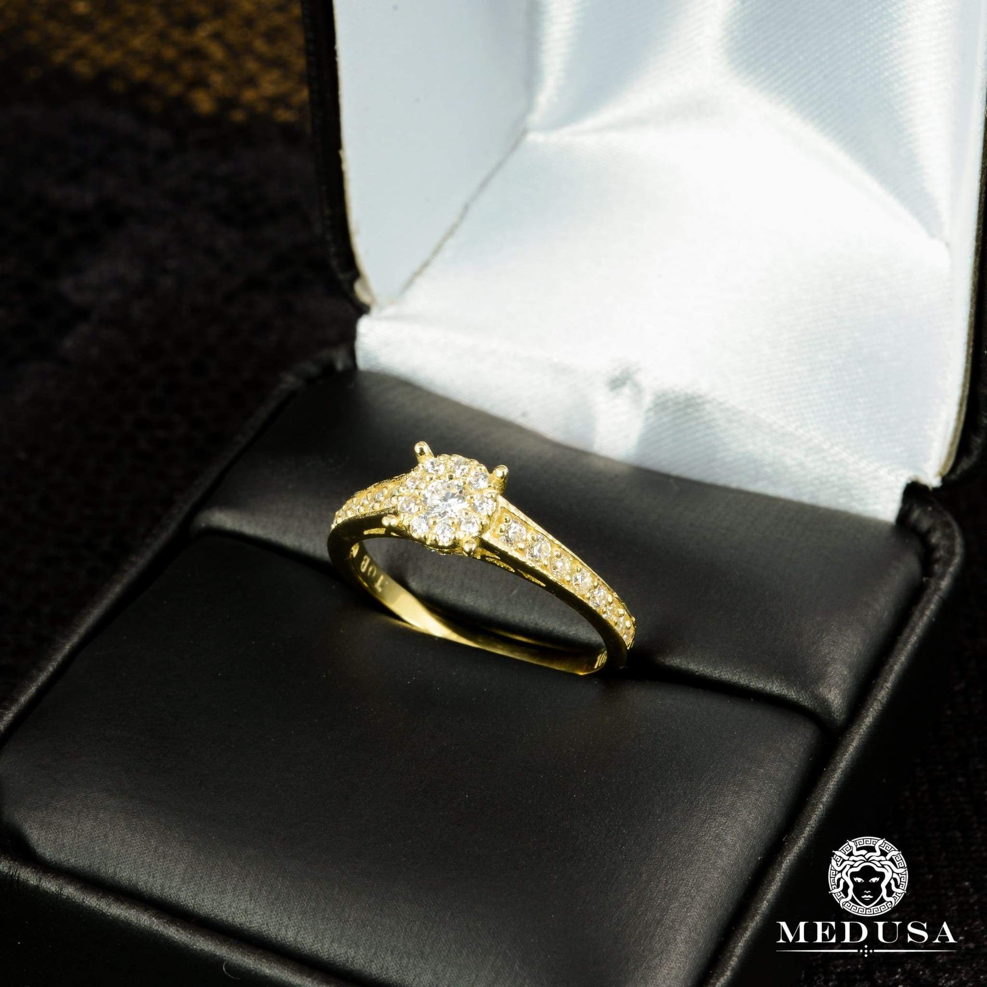 14K Gold Diamond Ring | Solitaire Engagement Ring F23 - MA0750