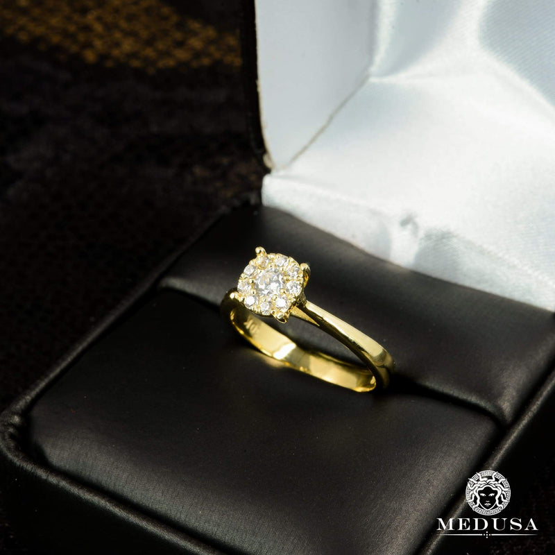 14K Gold Diamond Ring | F25 Solitaire Engagement Ring - MA0747M