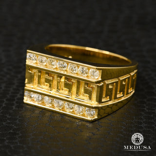 Square D15 - Diamond  - 10K / 85PT / Yellow Gold