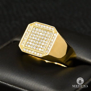 Square D24 - Diamant - 10K / 50PT / Or Jaune