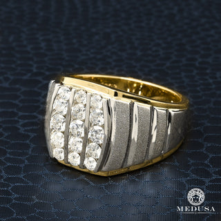 Square D5 - Diamond  - 1.00CT / Gold 2 Tones