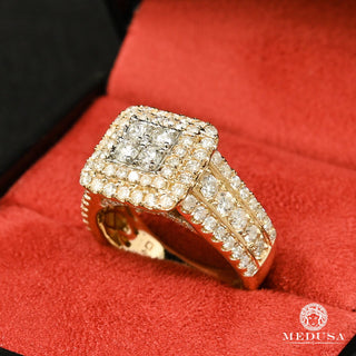 Square D8 - Diamond  - 2.00CT / Yellow Gold