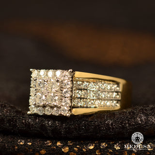 Square F2 - Diamant - 75PT / Or 2 Tons