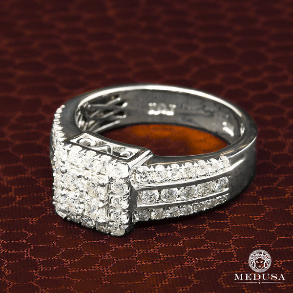 Bague En Or 18 Carats Jaune Avec Diamants (0,10 Ct) - Taille 56 - Style éternité - Occasion