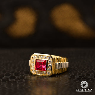 Stone H3  - Ruby / Yellow Gold