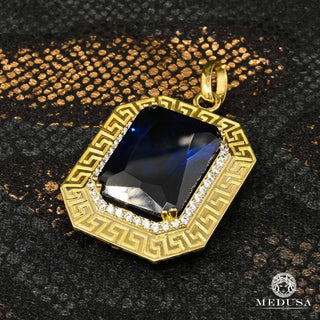 Stone X2  - Yellow Gold / Sapphire