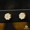 Studs Diamants en Or 10K | Boucles d’Oreilles Studs D21 - Diamant Or Jaune / 60PT