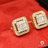 Studs Diamants en Or 14K | Boucles d’Oreilles D28 - Emerald Diamant