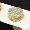Studs Diamants en Or 10K | Boucles d’Oreilles D3 - Diamant 10mm / 2 Tons