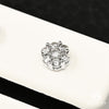 Studs Diamants en Or 14K | Boucles d’Oreilles D9 - Diamant 6mm / Blanc
