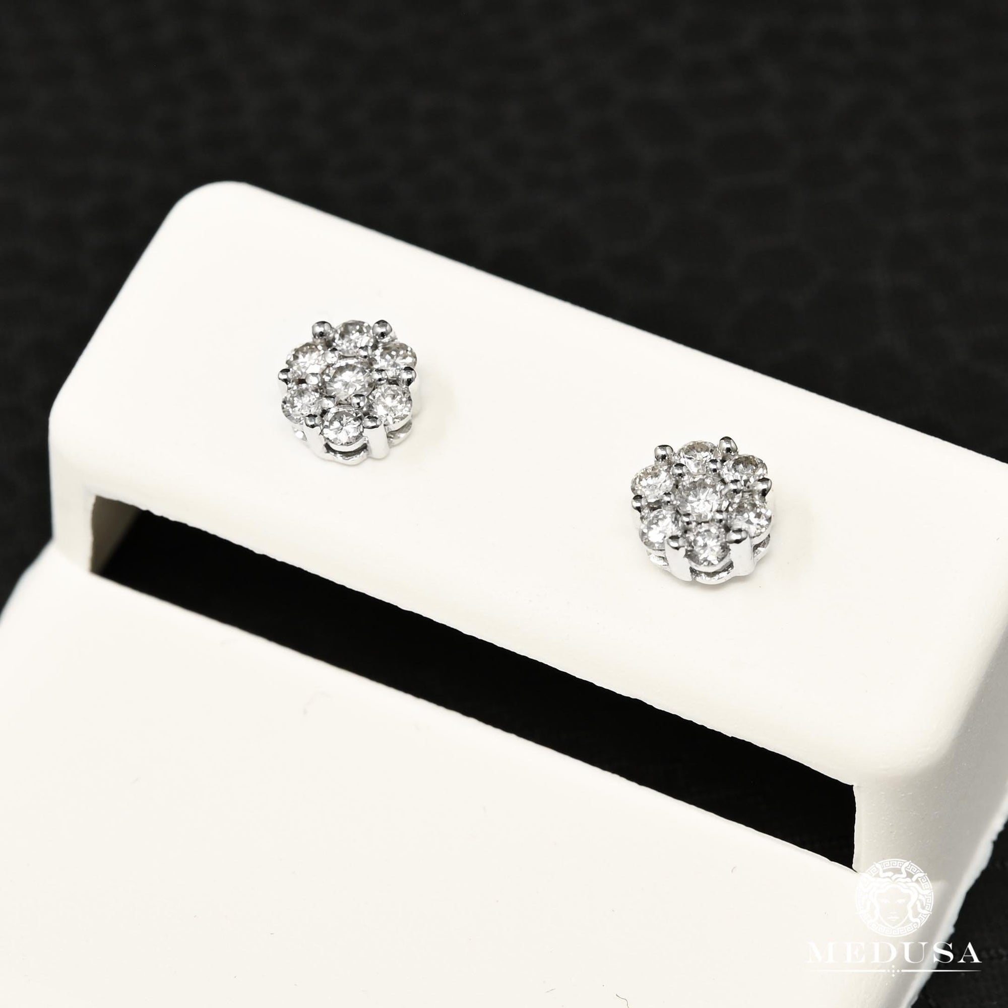 Mens Hip Hop Boucles D'oreilles Bijoux De Mode Or Argent Simulé Diamant Mens Hip Hop Boucles D'oreilles Bijoux De Mode Or Argent Simulé Diamant