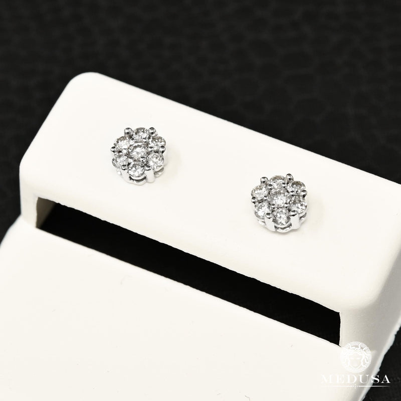 Studs Diamants en Or 14K | Boucles d’Oreilles D9 - Diamant