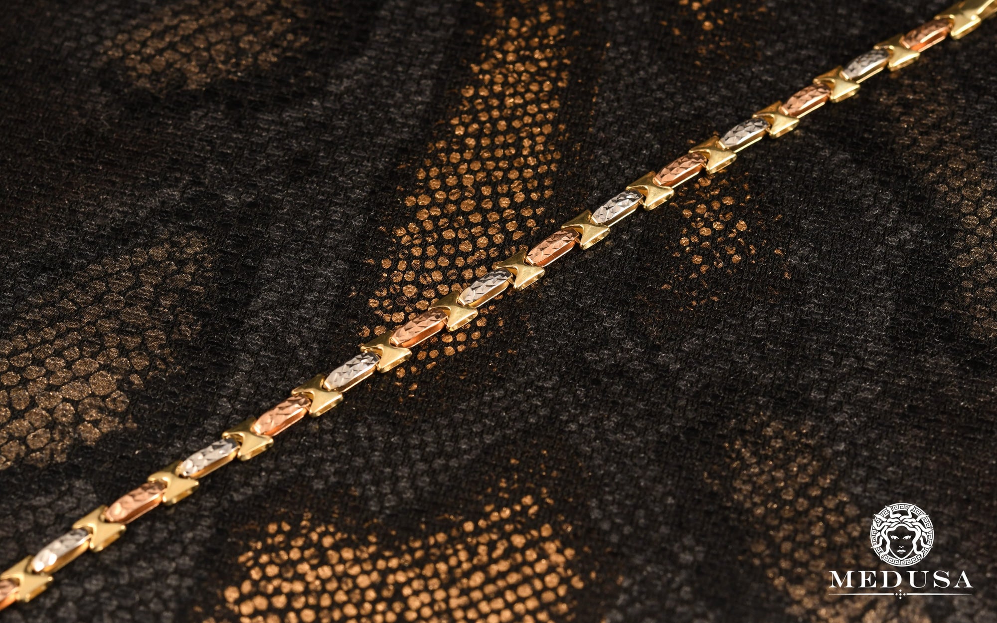 Bracelet en Or 10K | Bracelet Femme Sumptuous F2 Or 3 Tons