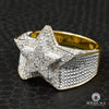 14K Gold Diamond Ring | Men&#39;s Ring SuperStar D1 - Diamond