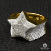 14K Gold Diamond Ring | Men&#39;s Ring SuperStar D2 - Diamond