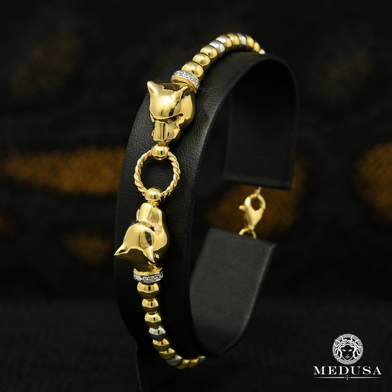 10K Gold Bracelet | Men&#39;s Bracelet Tiger X3