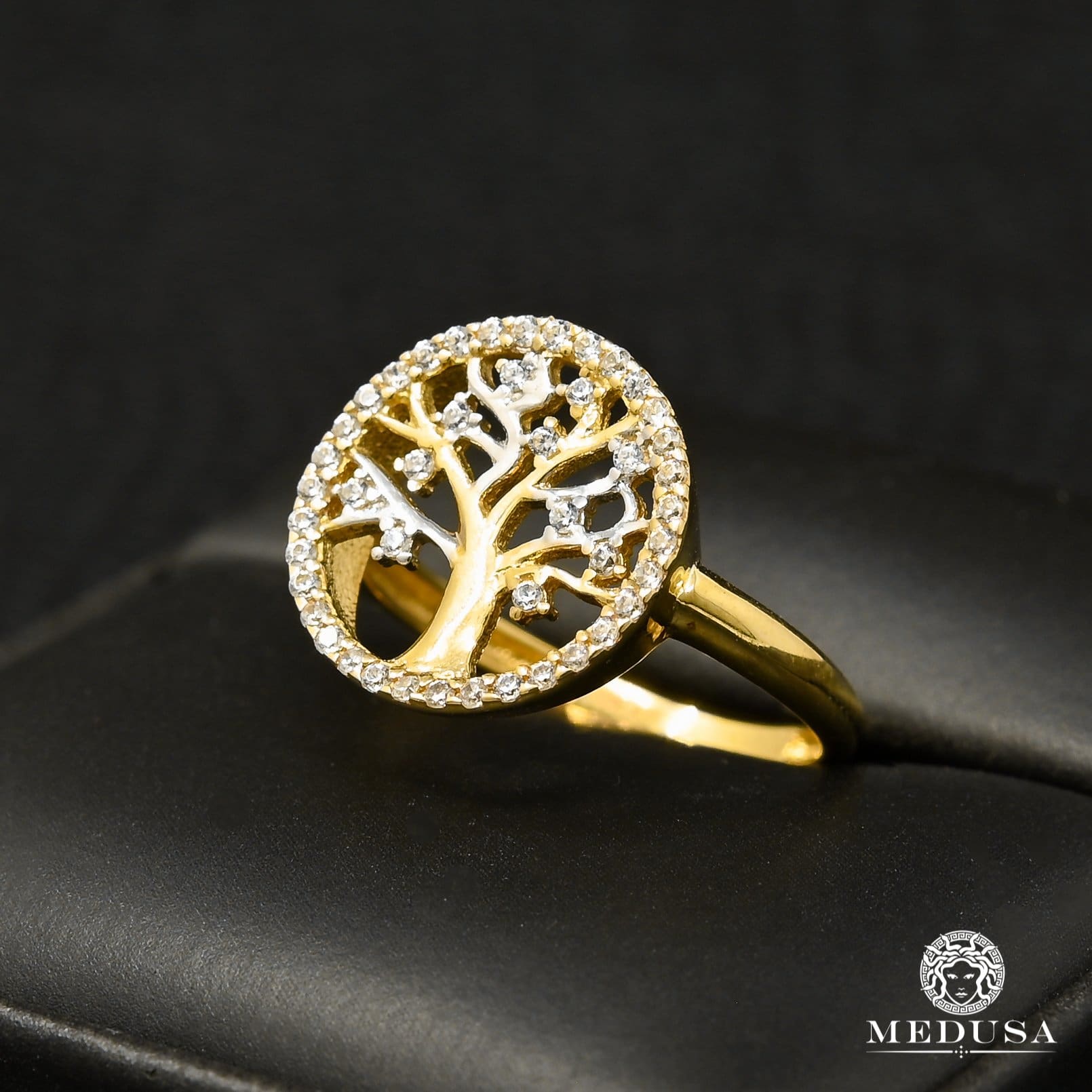 10K Gold Ring | Woman Ring Tree F1 Yellow Gold