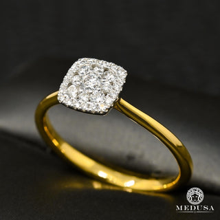 Trinity D15 - Bague Solitaire 29PT - Or 2 Tons