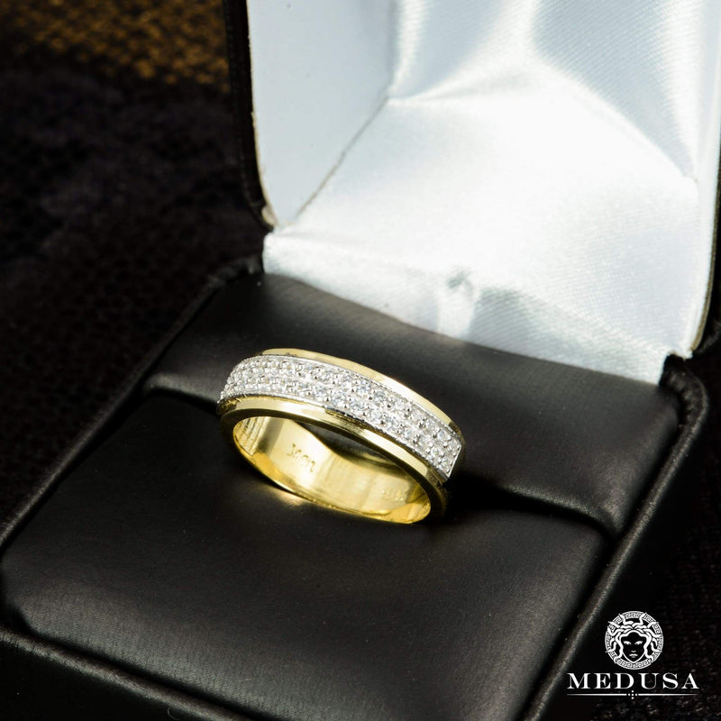14K Gold Diamond Ring | Trinity Engagement Ring F10 - MA0720