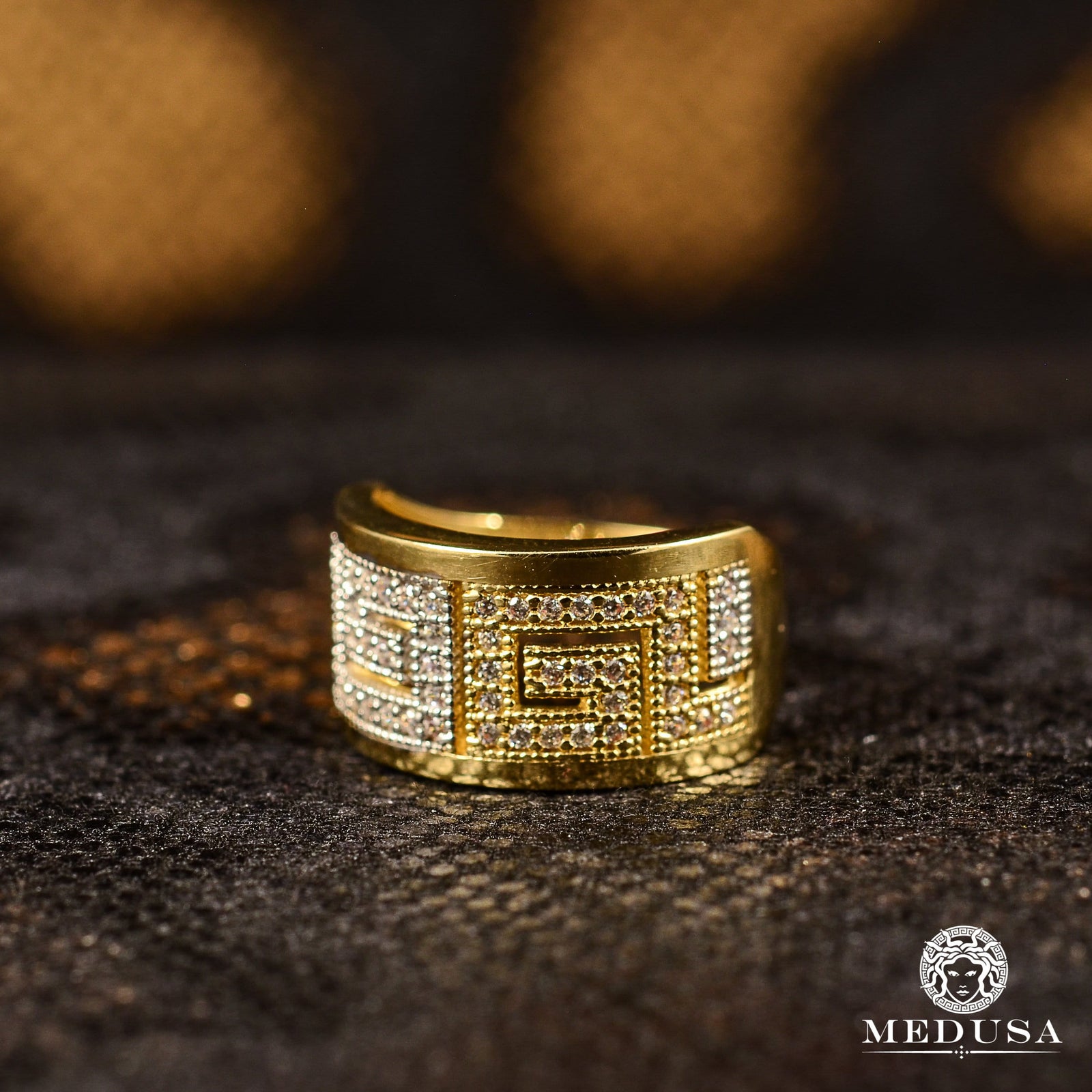 10K Gold Ring | Women's Ring XTRM F9 Gold 2 Tones