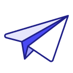 Paper plane icon